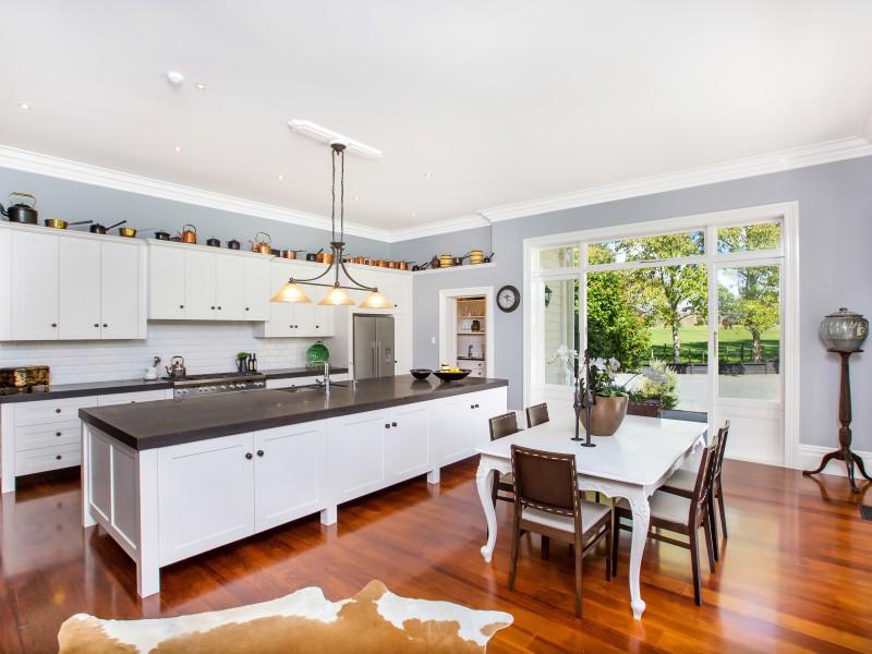 Kitchen and Dinning View of Horsefall & Church | Residential | Logan Architects