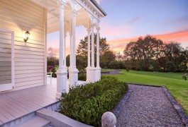 Exterior Sunset Horsefall & Church | Residential | Logan Architects